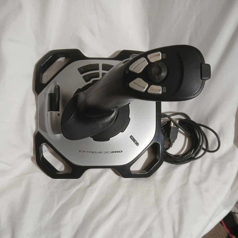 Logitech Extreme 3D Pro USB Joystick 863225-1000 Flight Controller