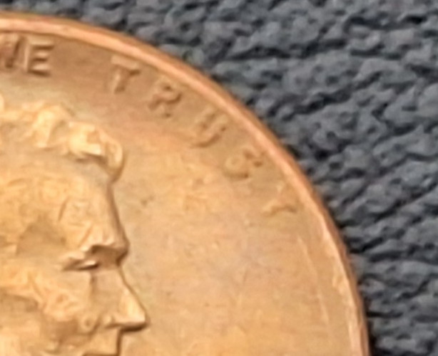1958-D Wheat Penny Multiple Error Coin