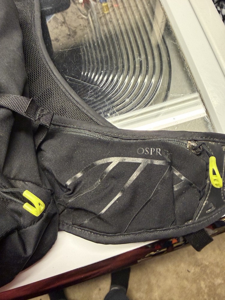 Osprey Raptor 14 Hydration Backpack Black/Green/Lime No Bladder