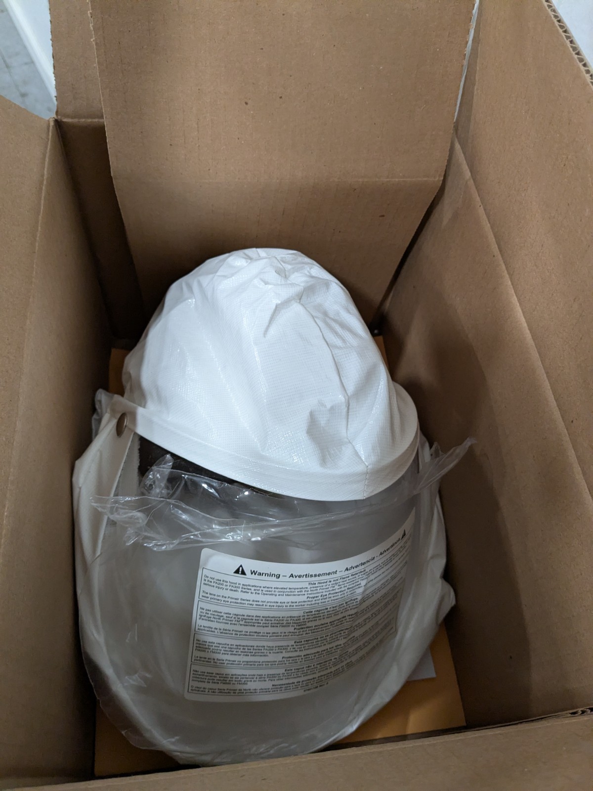 North PAPR Hood: Includes: Primair Plus Hood Size Universal PA121