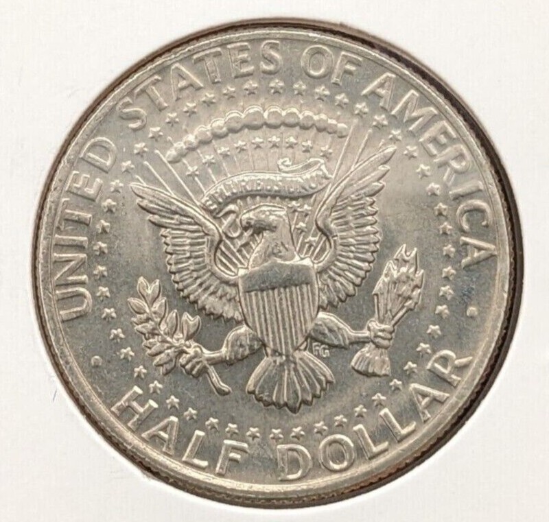 1972 D Kennedy Half Dollar Mint State Uncertified Uncirculated