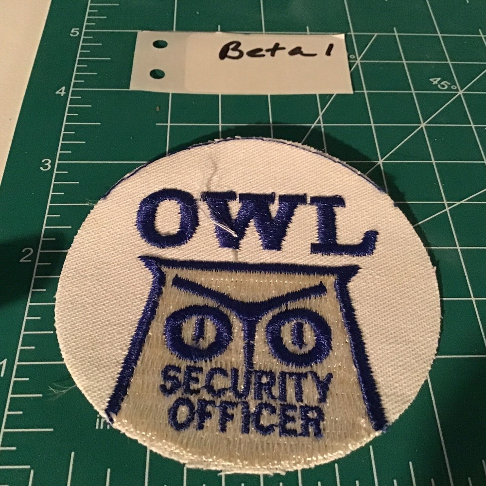 Owl Security Officer Patch 3"