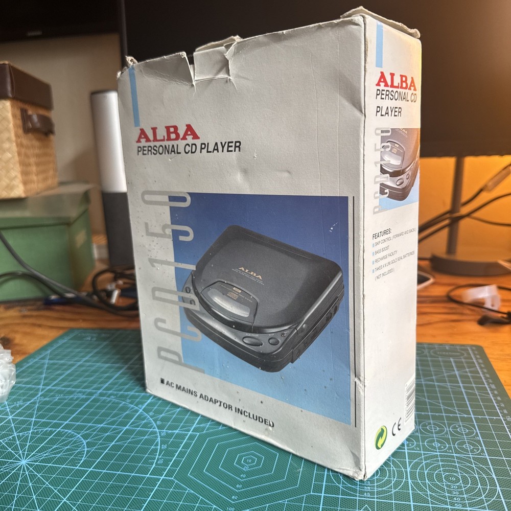 Alba PCD 150 Personal CD player- Tested Working