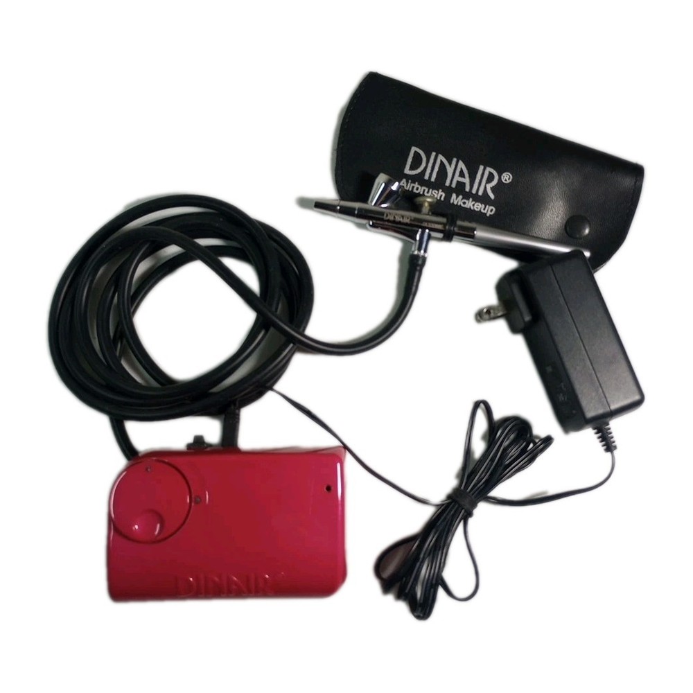 Dinair Pro Lite Airbrush Makeup Cosmetics Systems Compressor Model 700 - Cleaned
