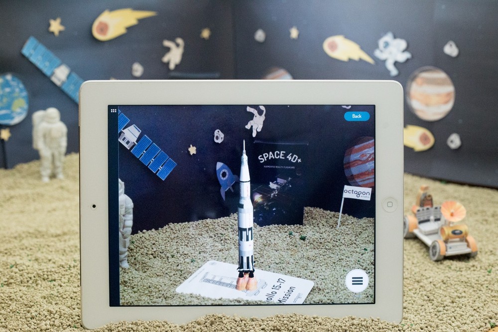 Space 4D+ AR Flashcards | Augmented Reality Learning Cards for Kids | STEM Gift