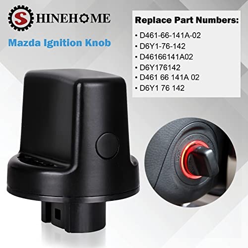 Ignition Key Knob Push Turn Switch Compatible with 2007-2015 CX-9 2006-2015