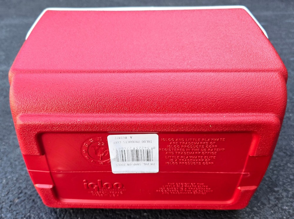 SNAP-ON TOOLS IGLOO COOLER RED & WHITE NEW