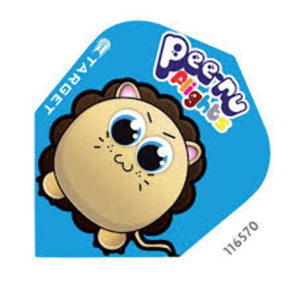 Target Pro 100 Std Flights - Blue Pee-ru flights