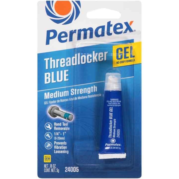 Permatex® 24005 - 5g Medium Strength Threadlocker Blue Gel