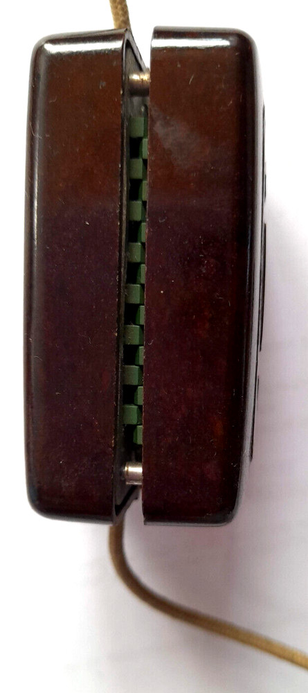 VINTAGE GERMAN RAZOR BLADE SHARPENER BAKELITE STRAP # 49.V