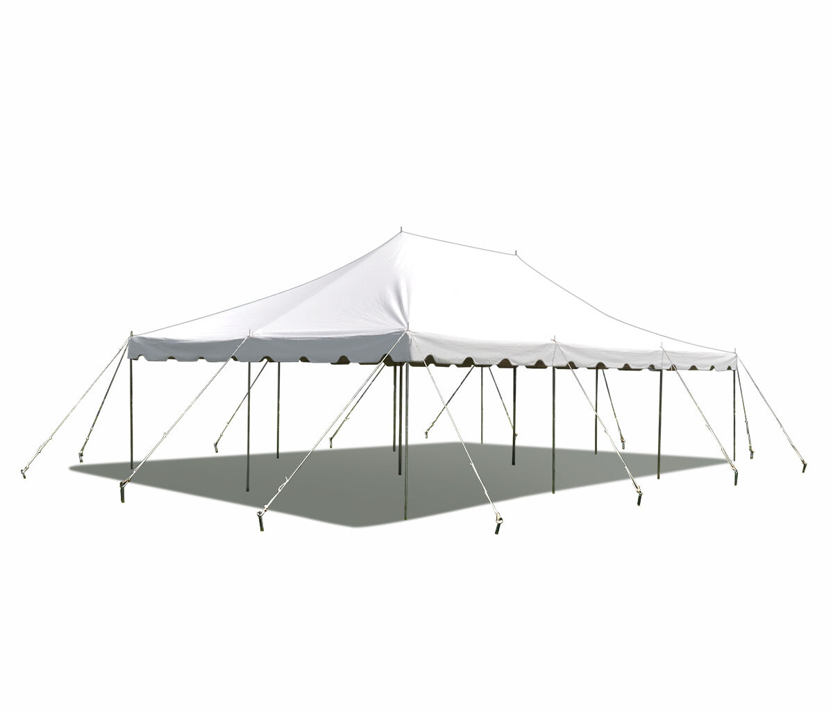 Weekender Pole Tent 20x30 White Canopy Event Wedding Party Backyard Gazebo
