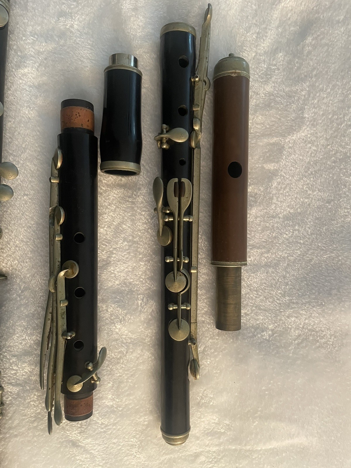 Old Early Antique G.S. Huller Melodia Germany Wooden Flute C L.P Grenadilla