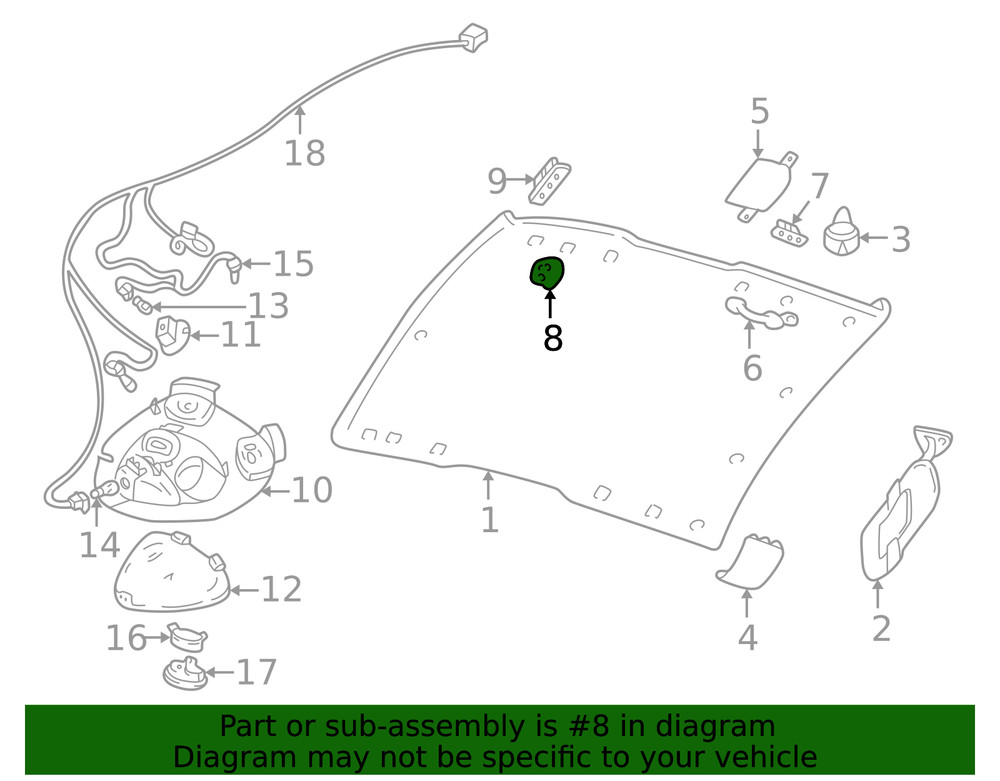 Genuine GM Coat Hook 22592608