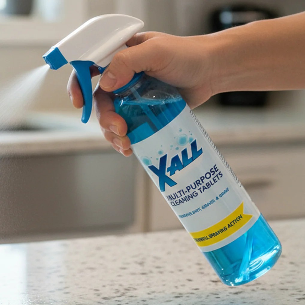 X-ALL Multi-Purpose Cleaner - Spray Bottle and 5x Cleaning Tablets. FREESHIP