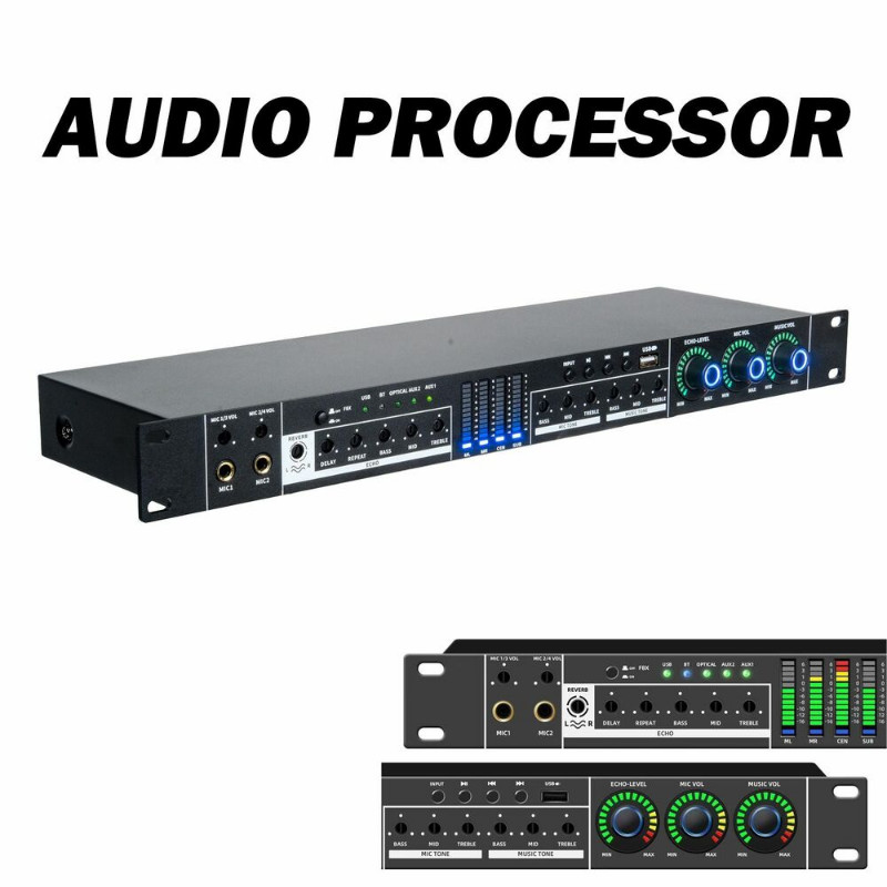 Professional Karaoke Processor Audio Processor Pre-Effects KTV Digital Audios
