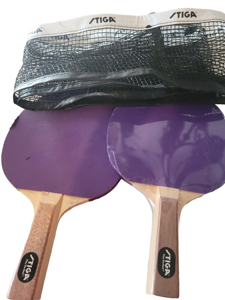 Stiga Paddles And Net For Ping Ping