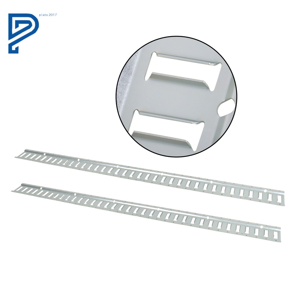 4 Pack 6' E Track Tie Down Rail Kit Galvanized Steel Fit For Vans Trailers