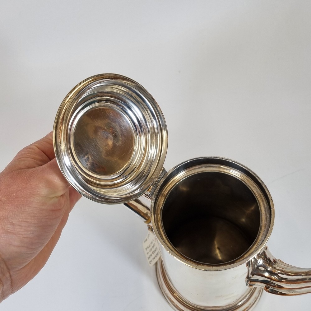 Antique Georgian Old Sheffield Plate Coffee Pot 25cm High