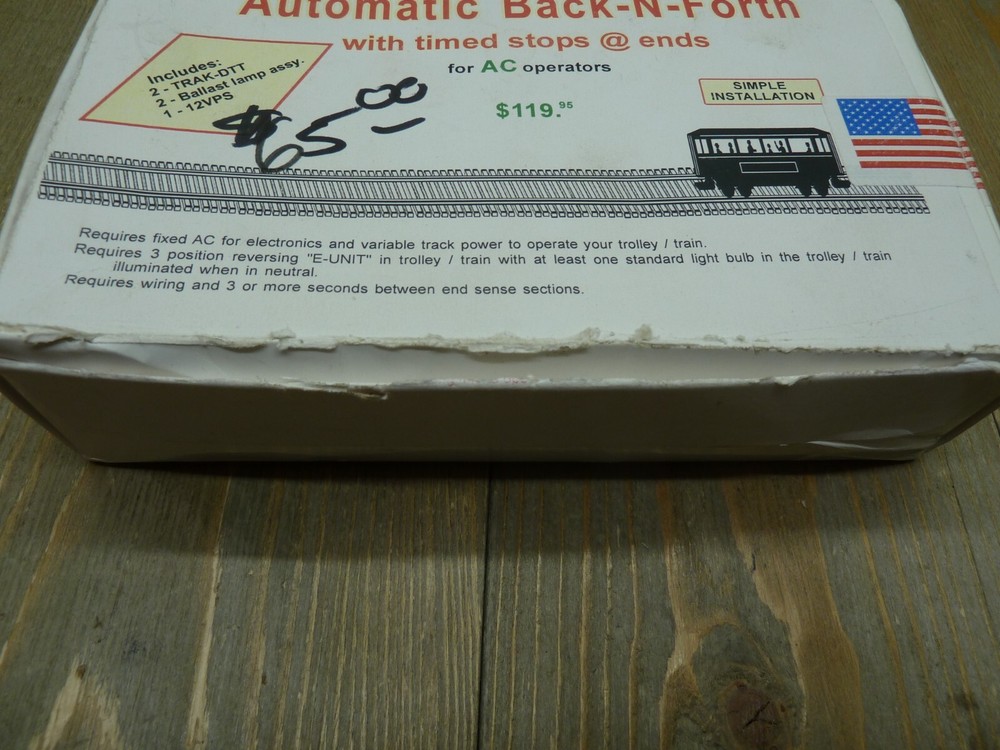 Dallee 682 Automatic Back-n-Forth With Timed Stops At Ends For AC Track O Scale