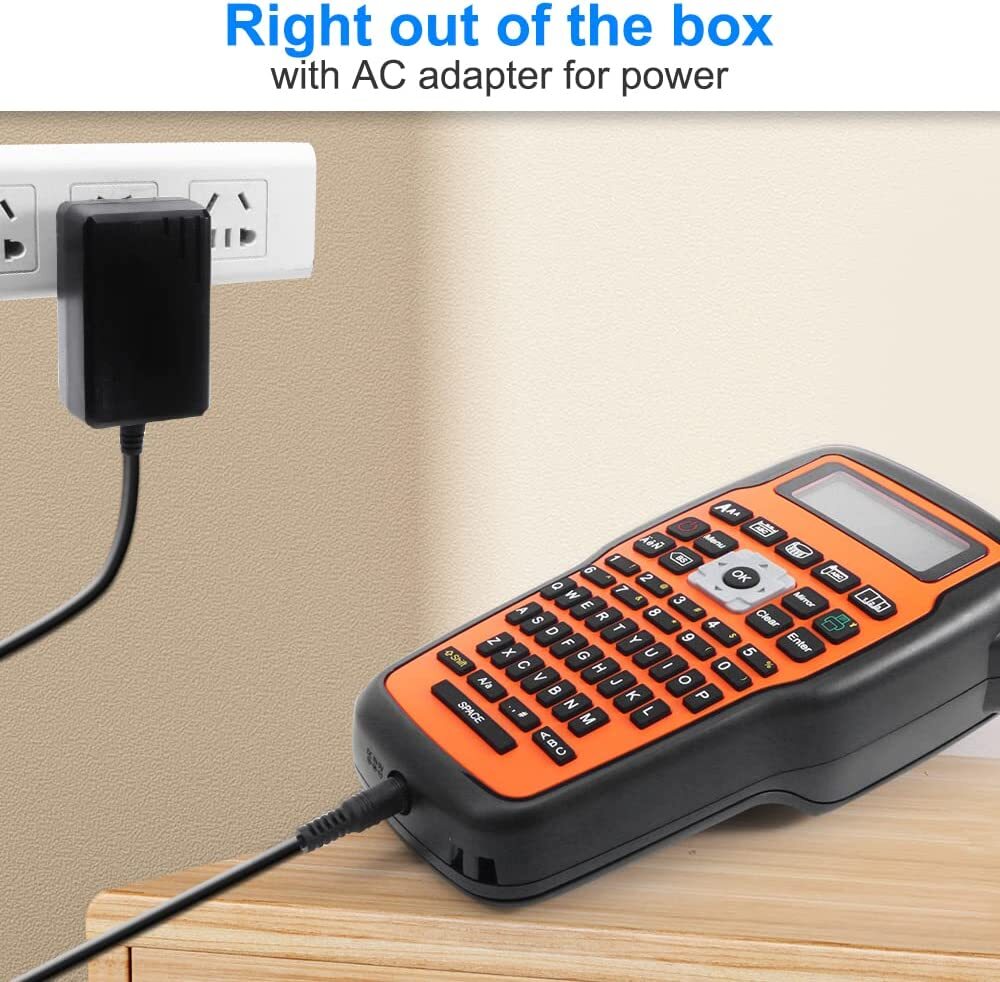 Label Maker Machine E1000 Portable Handheld Labeler Machine P-Touch TZe-231