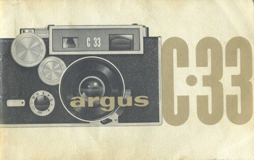 Argus C-33 Instruction Manual