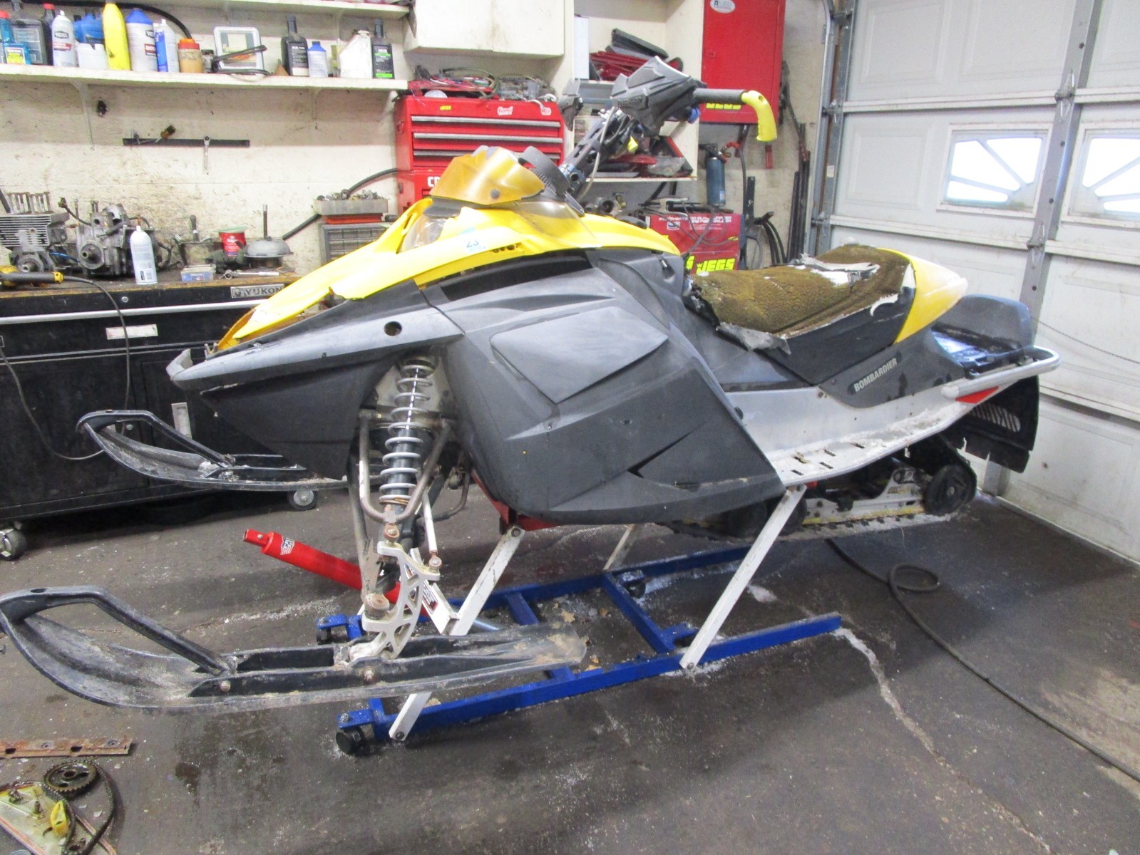 05 Ski Doo GSX 550F Snowmobile Jaws Exhaust Can Resonator Muffler Silencer