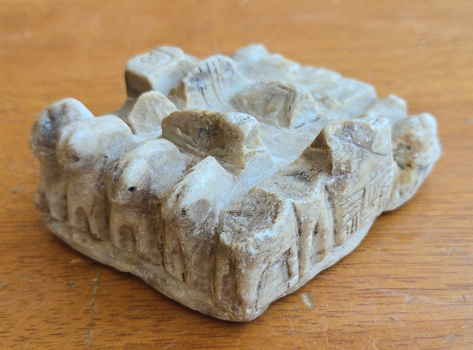 Antique Andean Carved Stone Illa Talisman Amulet Pre-Columbian Peru Andes