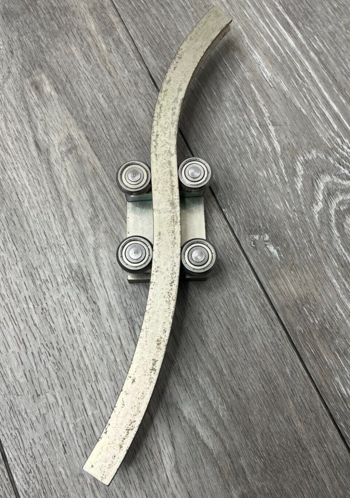 S-Shaped Compact Linear Rail Guide System w/Sliders (Part# Unknown)