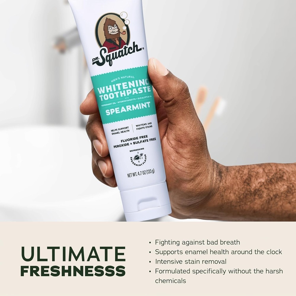 Hydroxyapatite Toothpaste Whitening - Natural, Fluoride-Free Toothpaste - Ena...