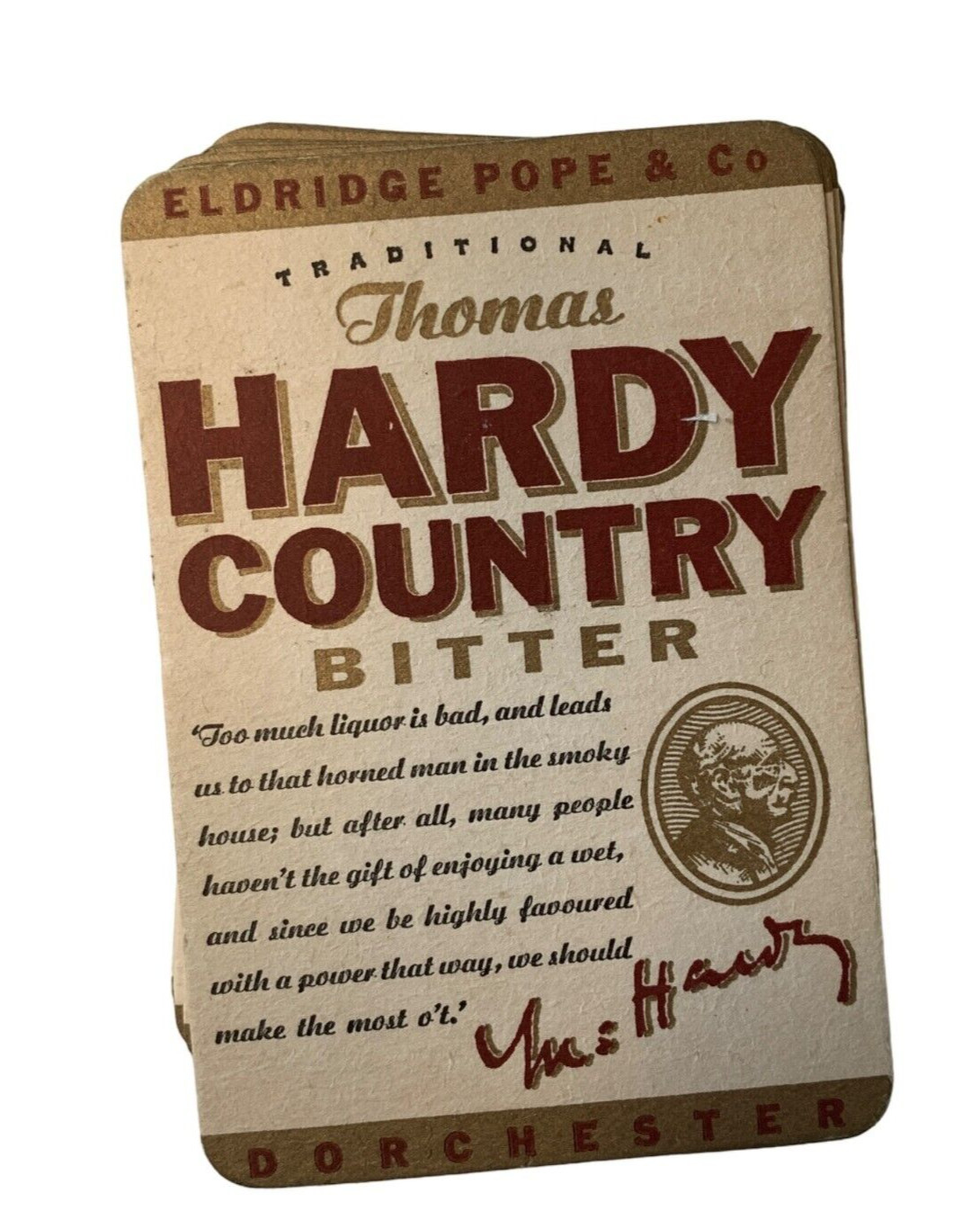 Thomas Hardy Country Bitter Bar Coasters Lot of 101 Unused