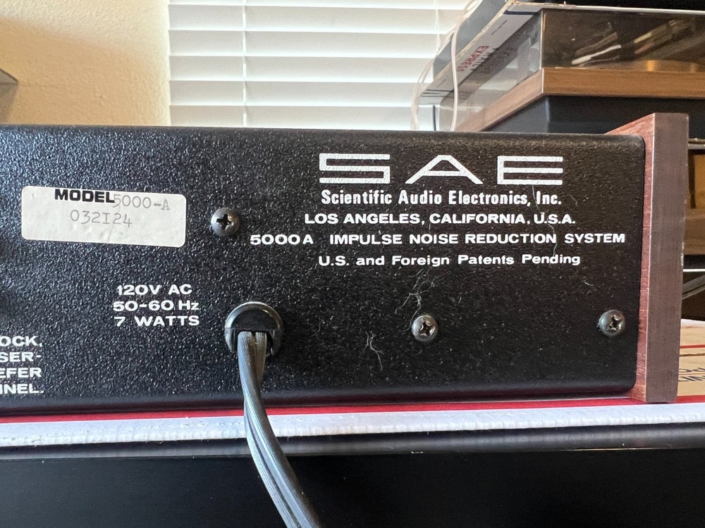 SAE Model 5000A Impulse Noise Reduction System; Tested