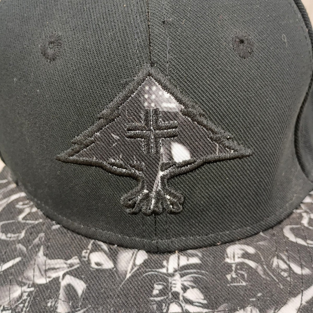 Star Wars Darth Vader Face Black Flat Bill Snapback Adjustable Cap Hat