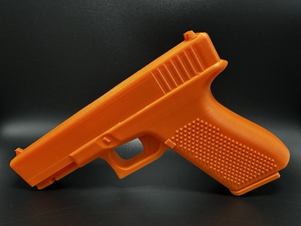 Blue Gun Training Prop Customizable