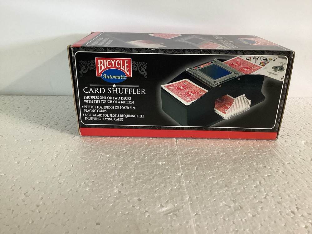 BICYCLE Automatic Card Shuffler 1 or 2 Deck Battery Operated