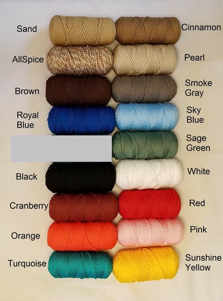MACRAME PLANT HANGER 26 inch Basic Style - Choose Color