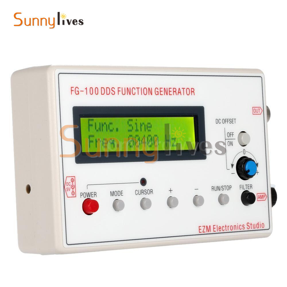1HZ-500KHz DDS Signal Generator FG-100b Frequency Sine Square Triangle Wave