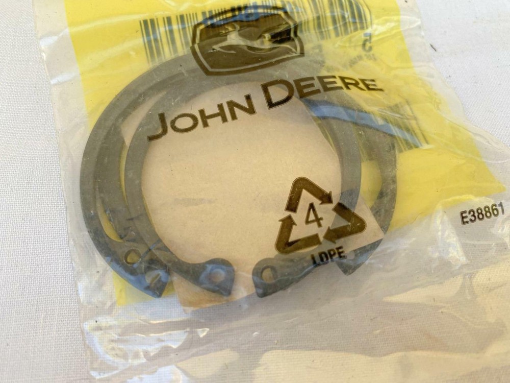 John Deere OEM Pack of 5 Piston Snap Ring Part #E1343FN