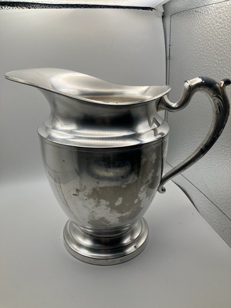 Vintage Calvin + BM Co 9103 Silver Played Water Pitcher
