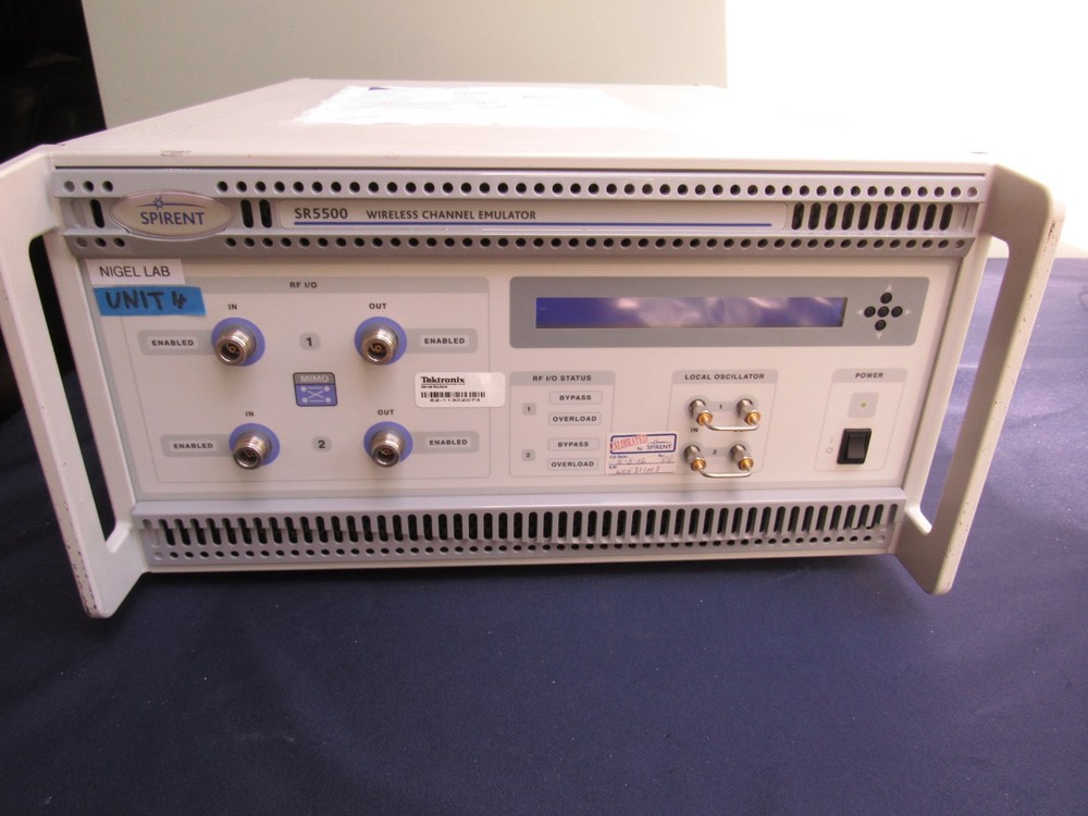 Spirent SR5500 Wireless Channel Emulator #84 untested