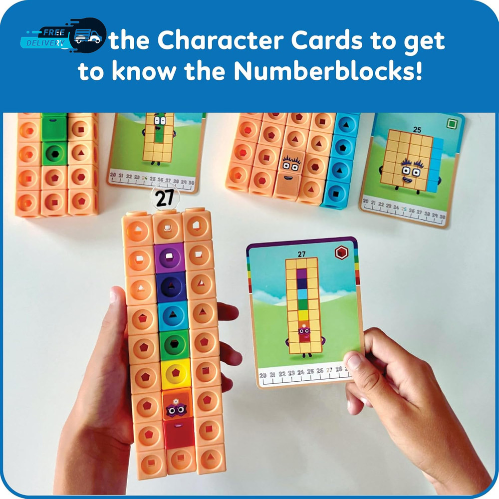 Mathlink Cubes Numberblocks 21-30 Activity Set 20 Preschool Learning Activities