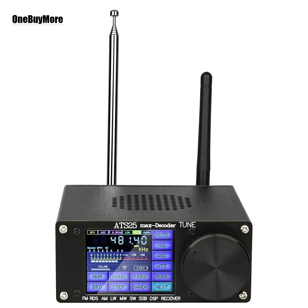 ATS25max-Decoder Si4732 Full Band Radio Receiver DSP SW w/ Activation Code USA