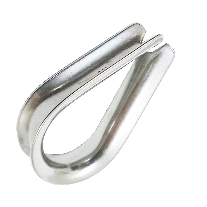 25 ea Galvanized Wire Rope Thimbles, Heavy Duty 1/4"