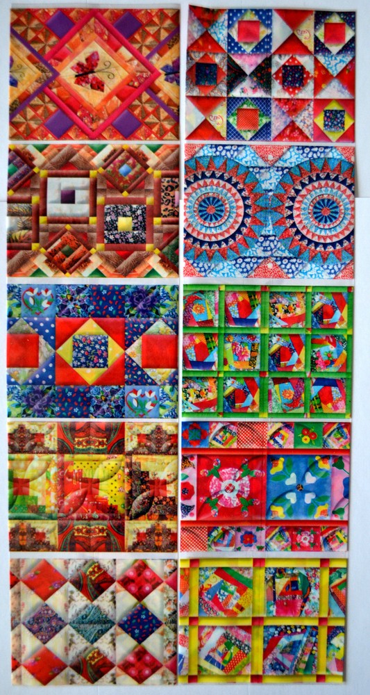 10 EASTER EGG WRAPS THERMO SLEEVES, Patchwork art
