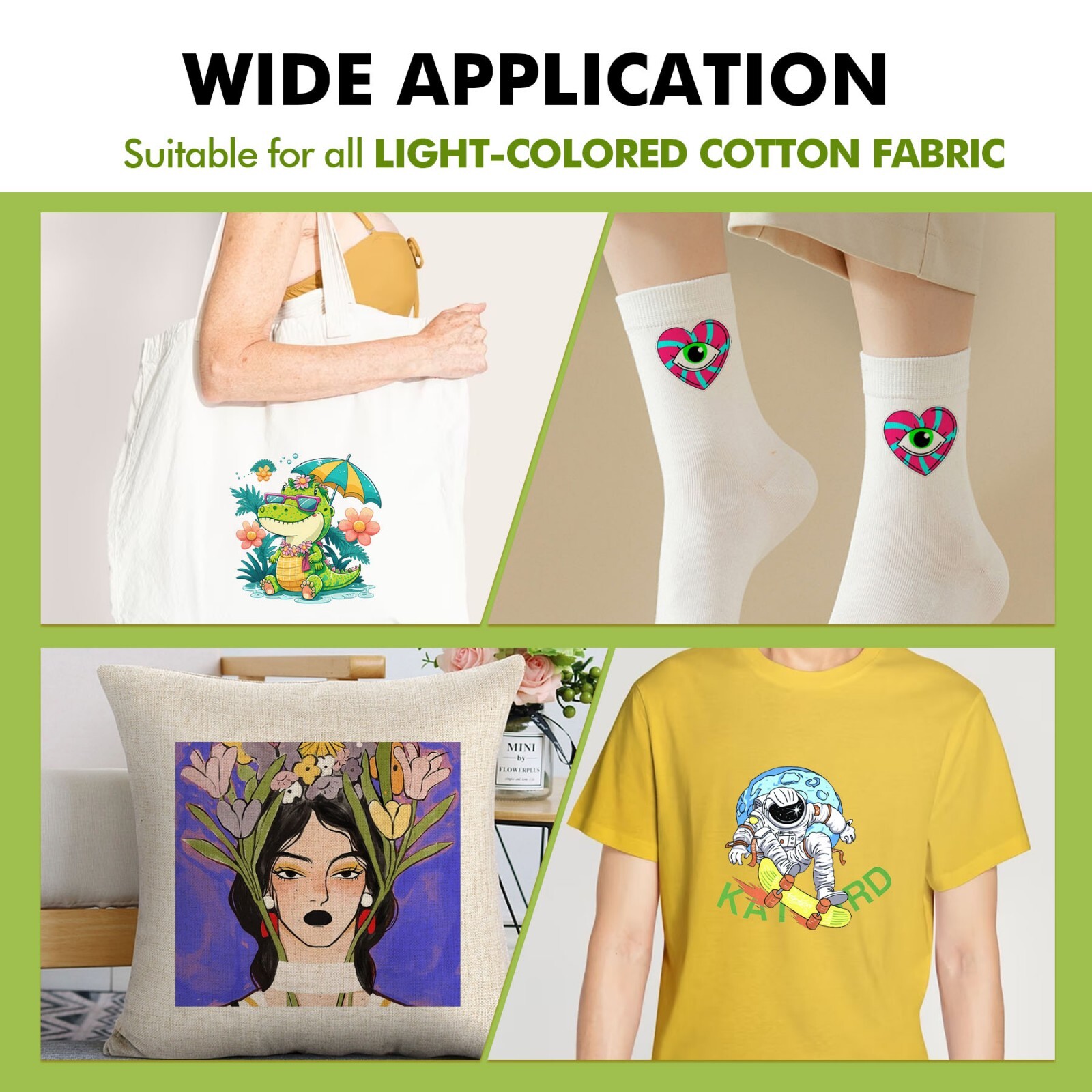 A-SUB Sublimation HTV for Light Cotton 12"x10FT-30FT Clear Matte HTV Vinyl Roll