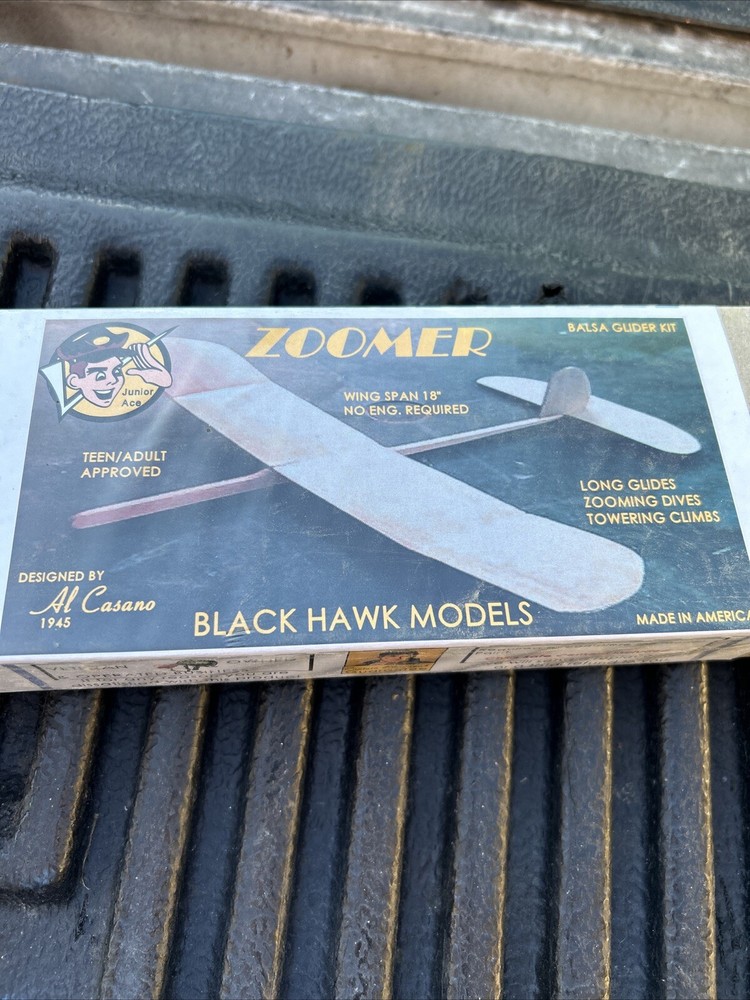 Vintage BLACK HAWK MODELS, “ZOOMER” C/L Kit JA700