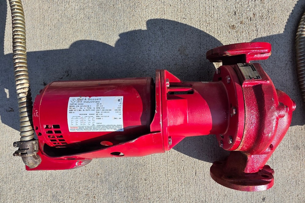 Bell & Gossett 3/4hp Commercial Circulating Pump