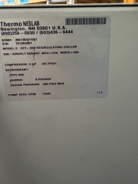Thermo Neslab CFT-300 Refrigerated Chiller