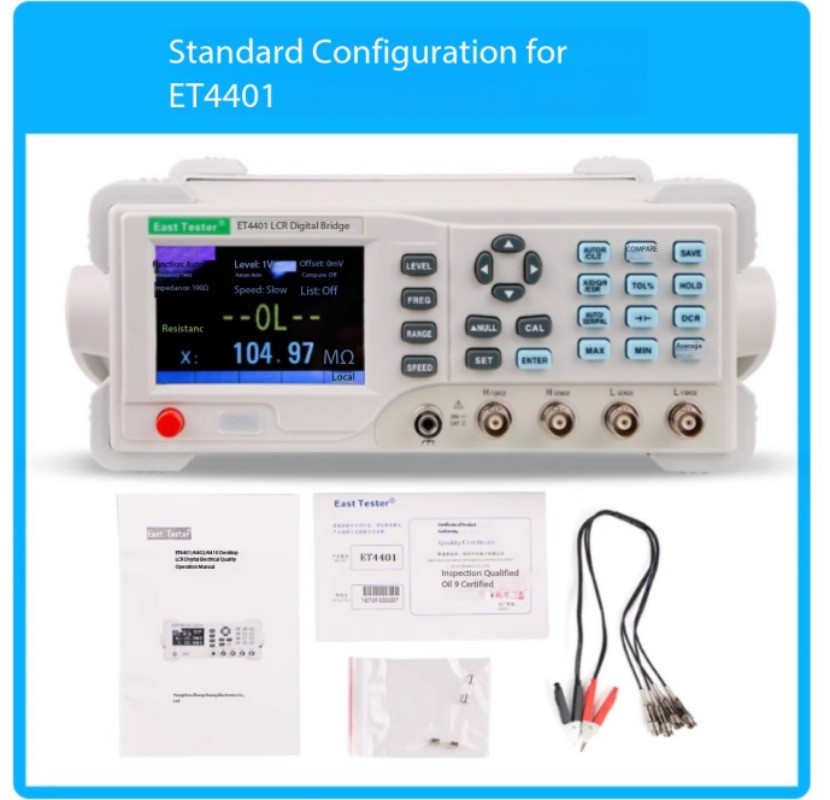 ET4401 High-Precision Resistance, Inductance, and Capacitance Meter.