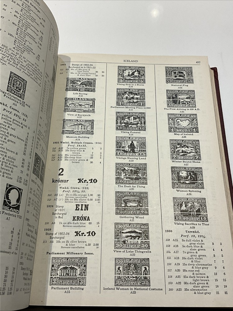 Standard Postage Stamp Catalogue 1935 91st Edition