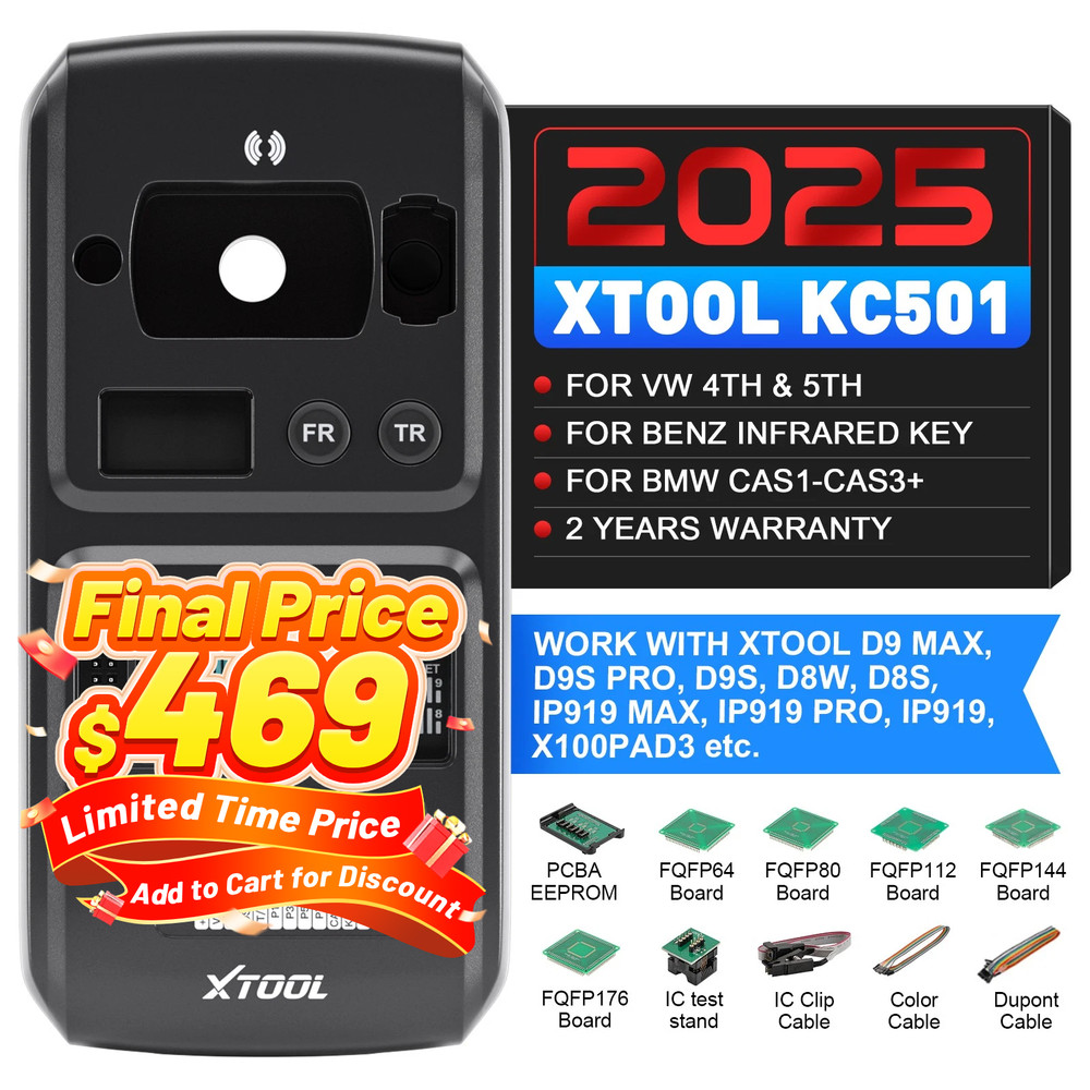 XTOOL KC501 Auto Key Programmer Coding Read Write EEPROM MCU Infrared For Benz